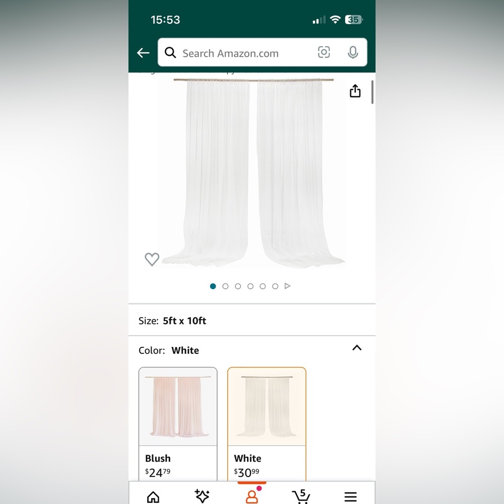 Lings moments arch curtains